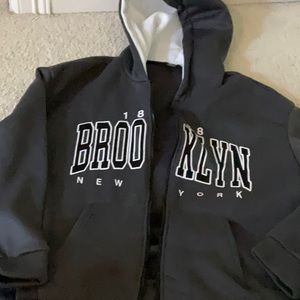 Brooklyn New York zip up hoodie
